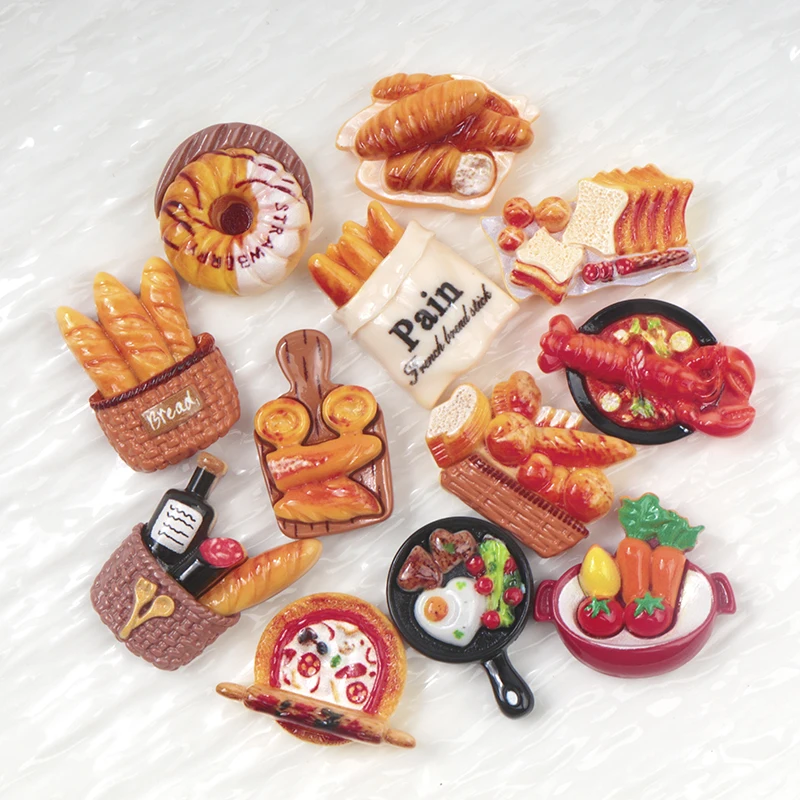 Resin Art Phone Case - 12/120PCS Resin Accessories Simulation Cake Lobster