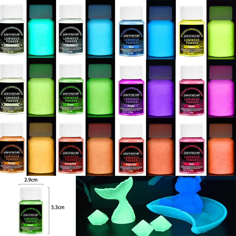 Resin Art Pro - 20g Long Lasting Bright Luminous Powder