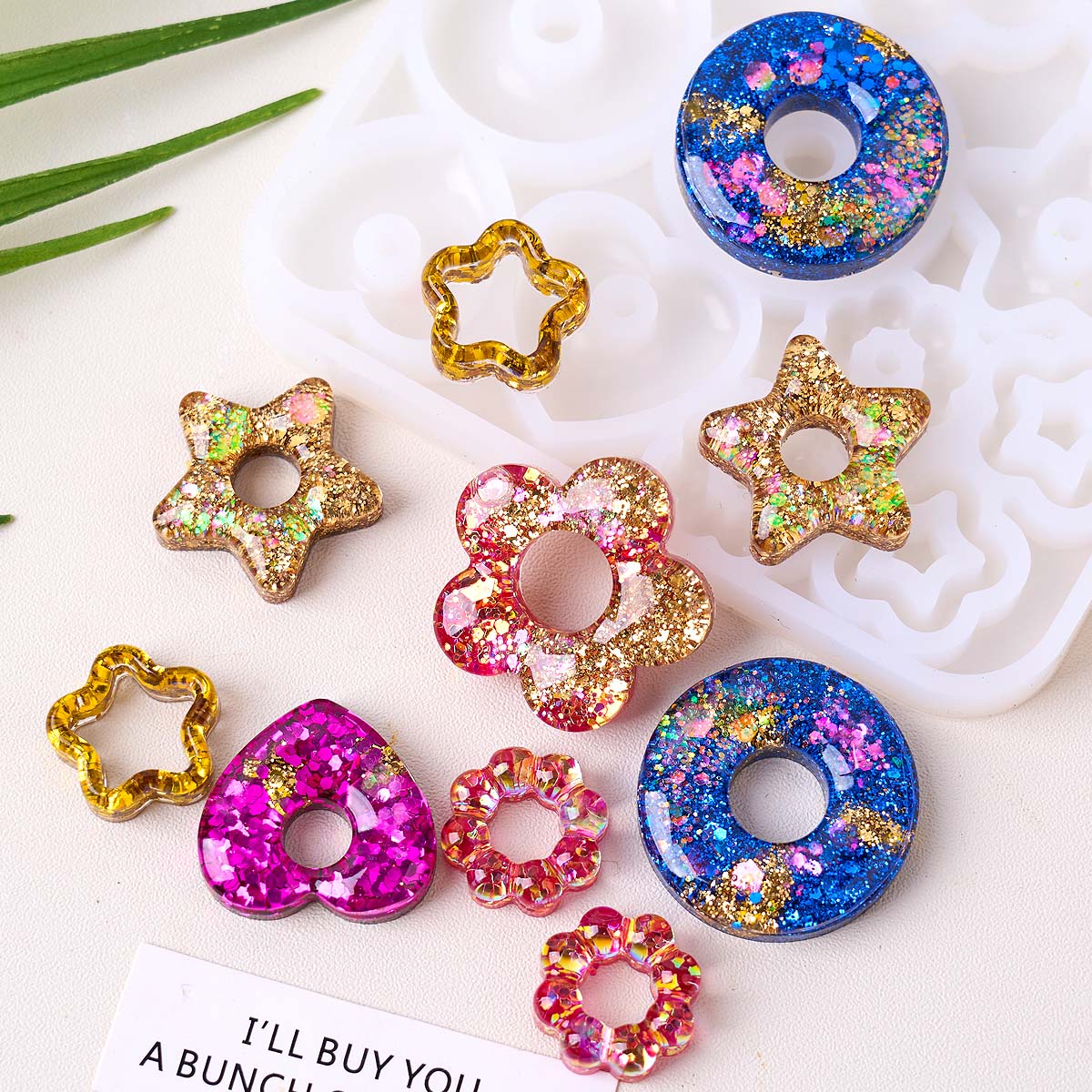 Resin Art Tools - Multifuntional Jewelry Silicone Mold DIY Handmade
