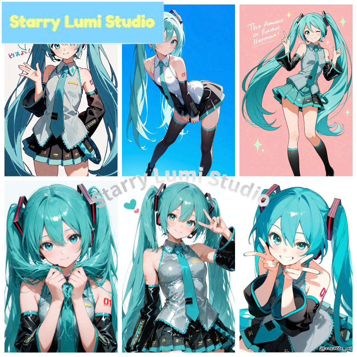 Resin Art Supplies - Hatsune Miku Diamond painting Art Kit