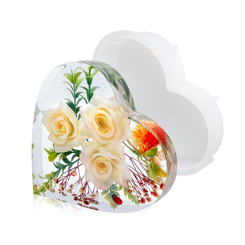 Resin Art Tools - Large Heart Epoxy Resin Mold For
