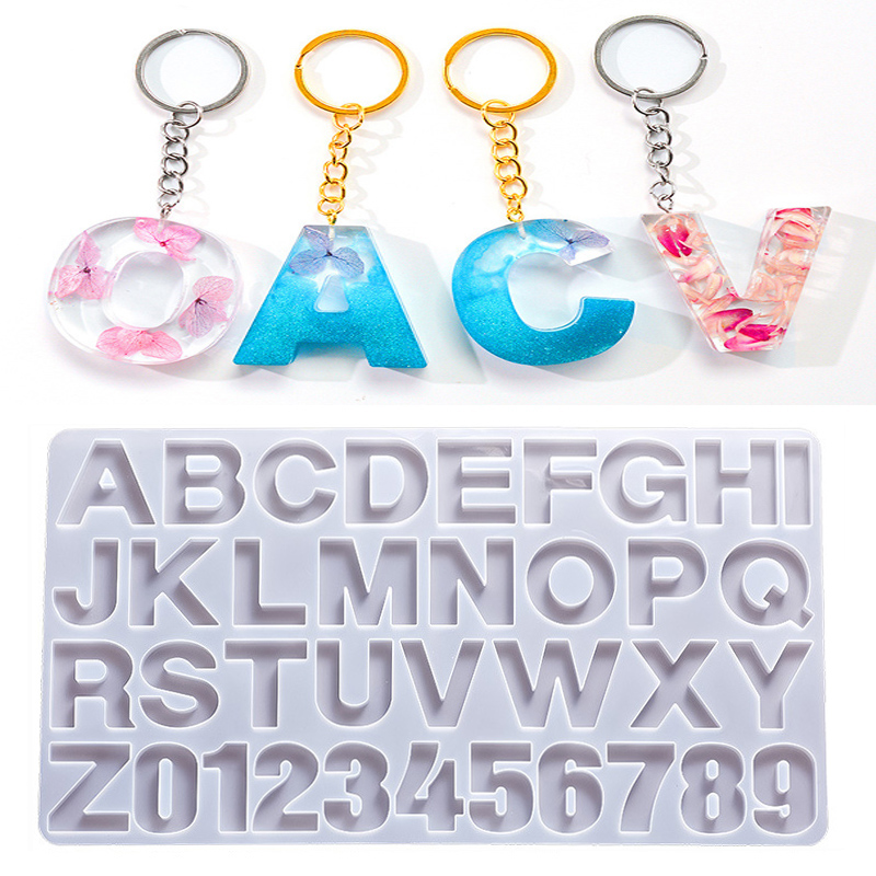 Resin Art Pro - Alphabet Epoxy Resin Silicone Mold DIY
