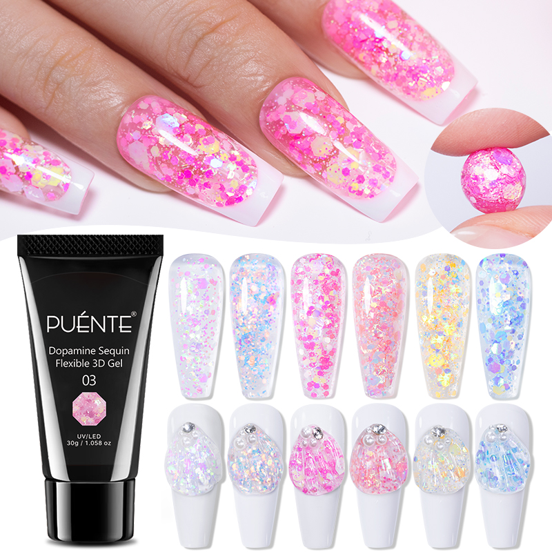 Resin Art Youtube - PUENTE 30g Colorful Glitter Sequins Solid