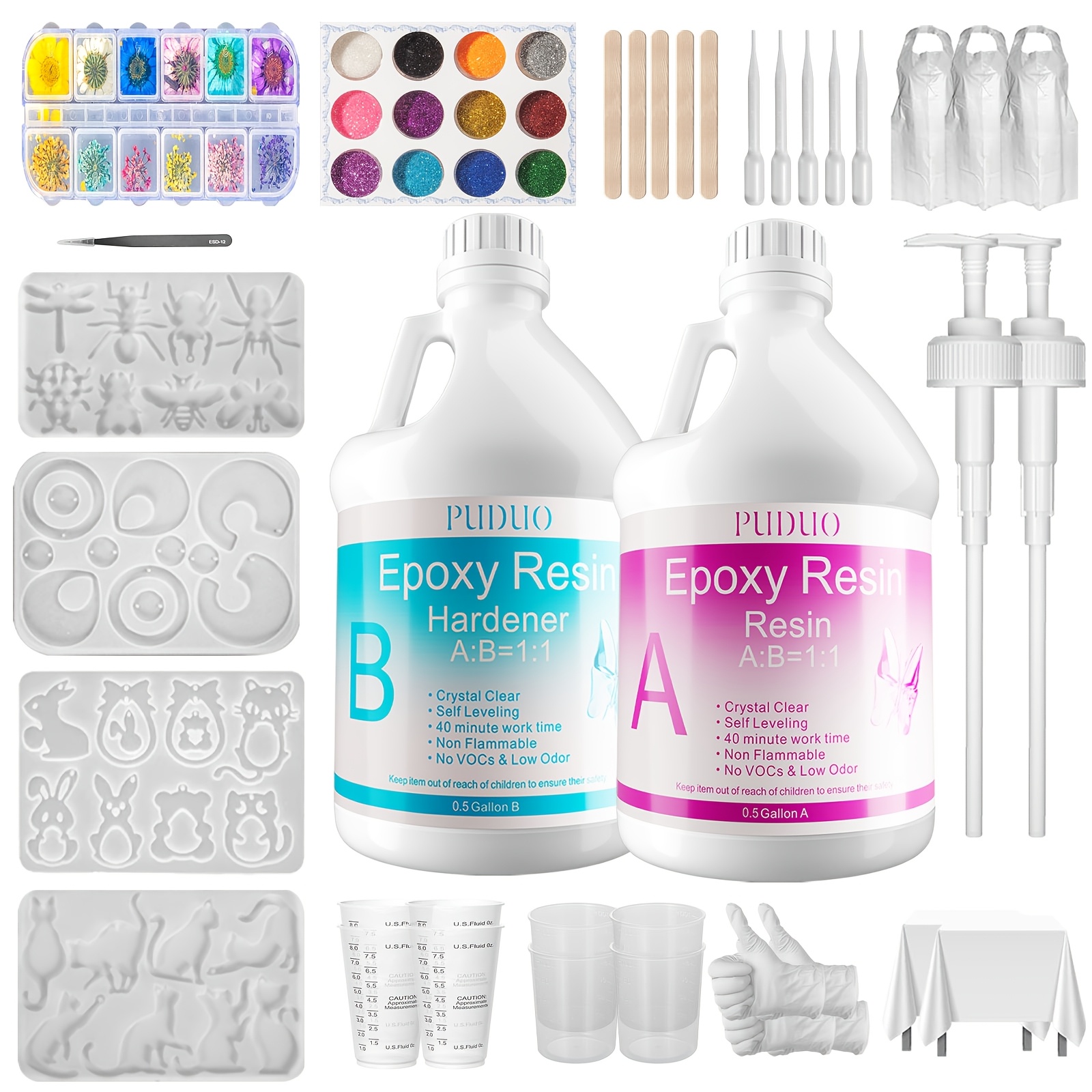 Resin Art Pro - [Pro Epoxy Resin Kit] 1 Gallon