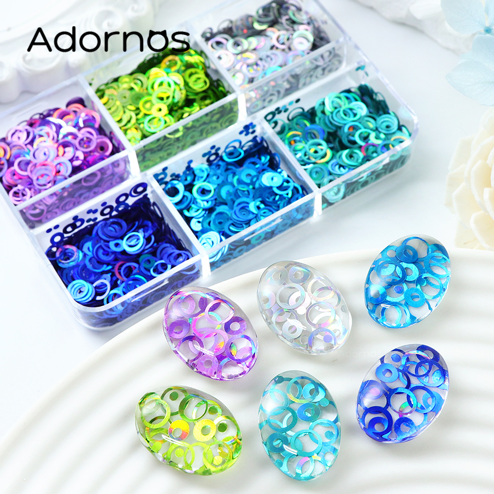 Resin Art Supplies - Holographic Bubble Glitter For Epoxy Resin
