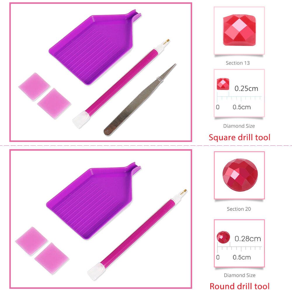 1PC frameless  Full Square Rou – обзор и цена Resin Art Supplies