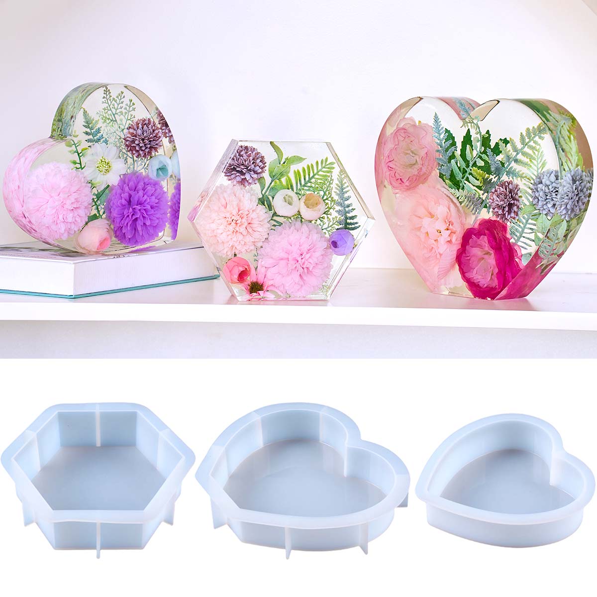 Large Love Silicone Mold DIY H – обзор и цена Resin Art Tools