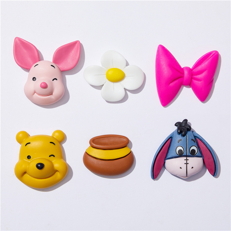 2pcs Big Disney Piglet Eeyore  – обзор и цена Resin Art Phone Case