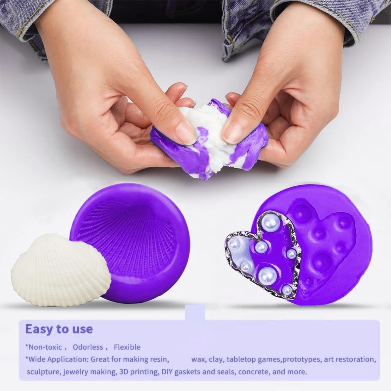 Silicone Putty - Flexible Sili – обзор и цена Resin Art Tools
