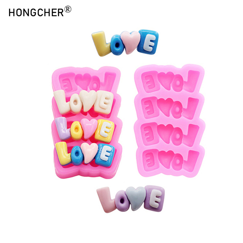 LOVE letters silicone mold diy – обзор и цена Resin Art Phone Case