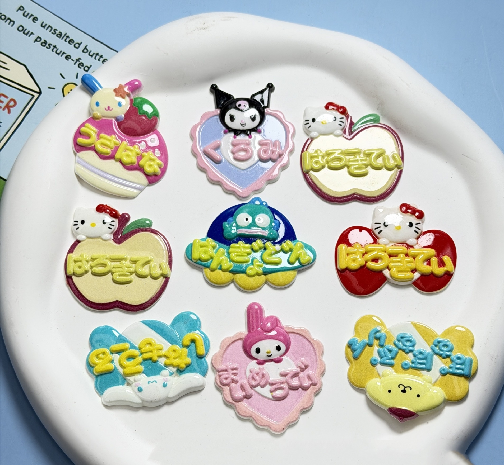 10PCS Cute Character Resin Cab – обзор и цена Resin Art Phone Case