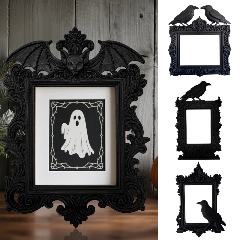 Decorations HaLLoween Crow Bat – обзор и цена Resin Art Frame