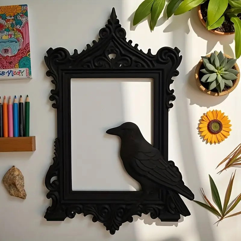 Decorations HaLLoween Crow Bat – обзор и цена Resin Art Frame