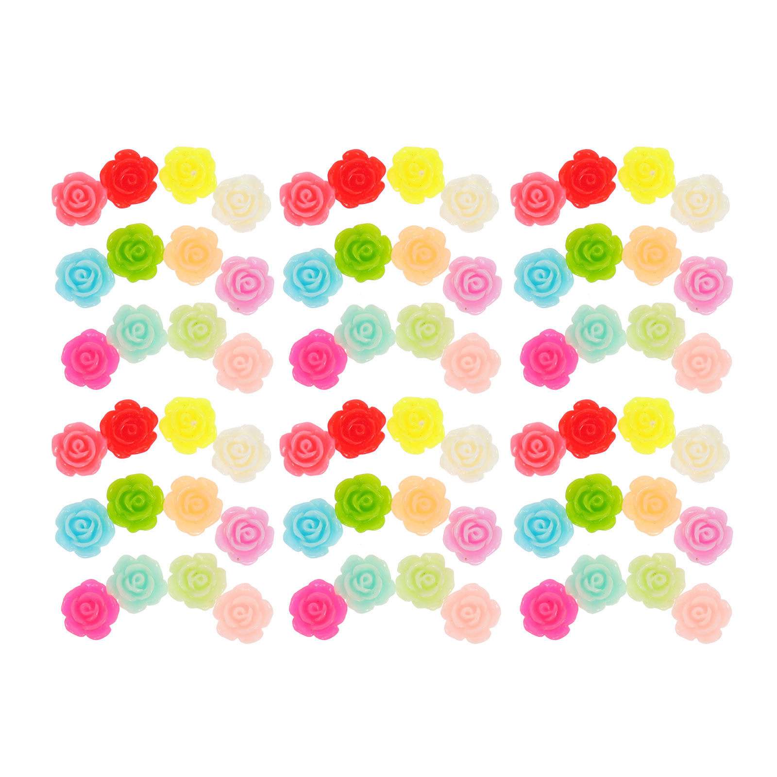 50Pcs Rose Flower Resin Decors – обзор и цена Resin Art Phone Case