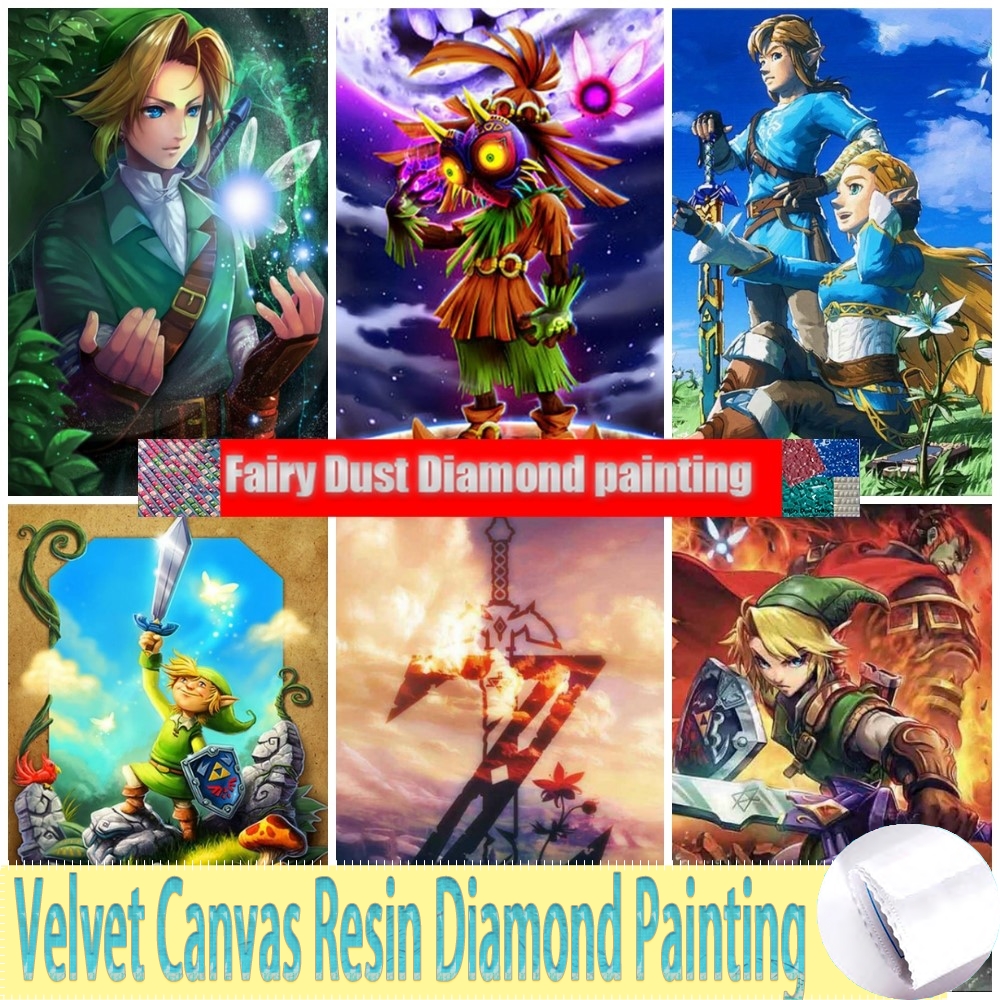 5D DIY Fairy Dust Resin Diamon – обзор и цена Resin Art Zelda