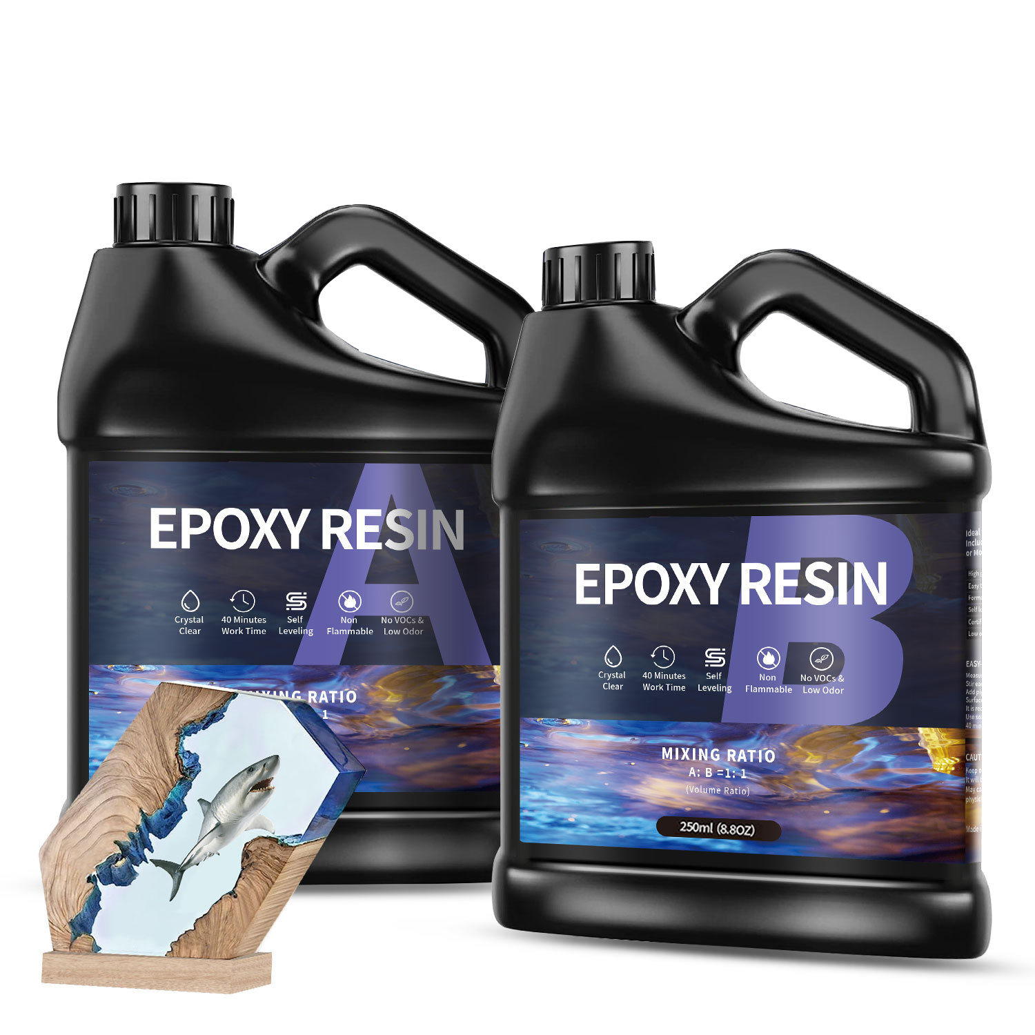 500g/1000g  AB Epoxy Resin Glu – обзор и цена Resin Art Pro