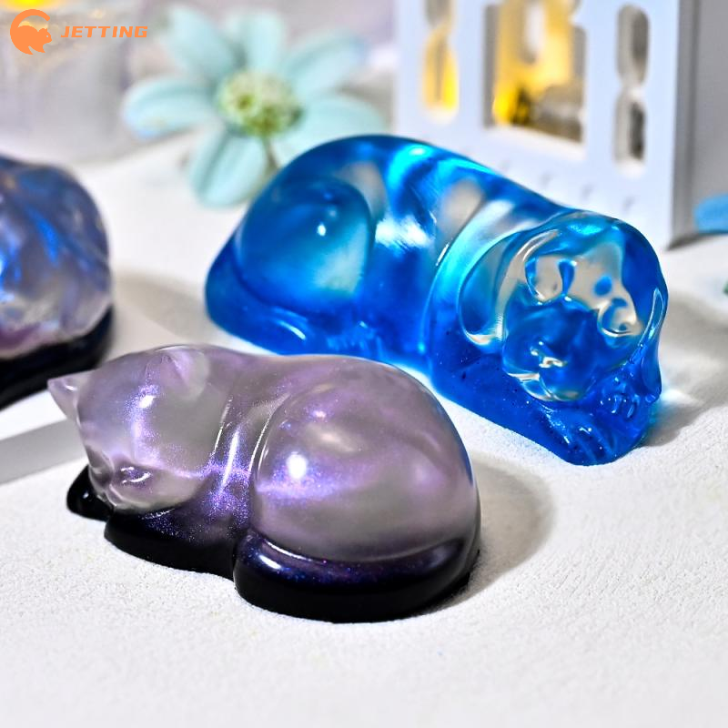 1PCS Sleeping Cat Dog Ornament – обзор и цена Resin Art Tools