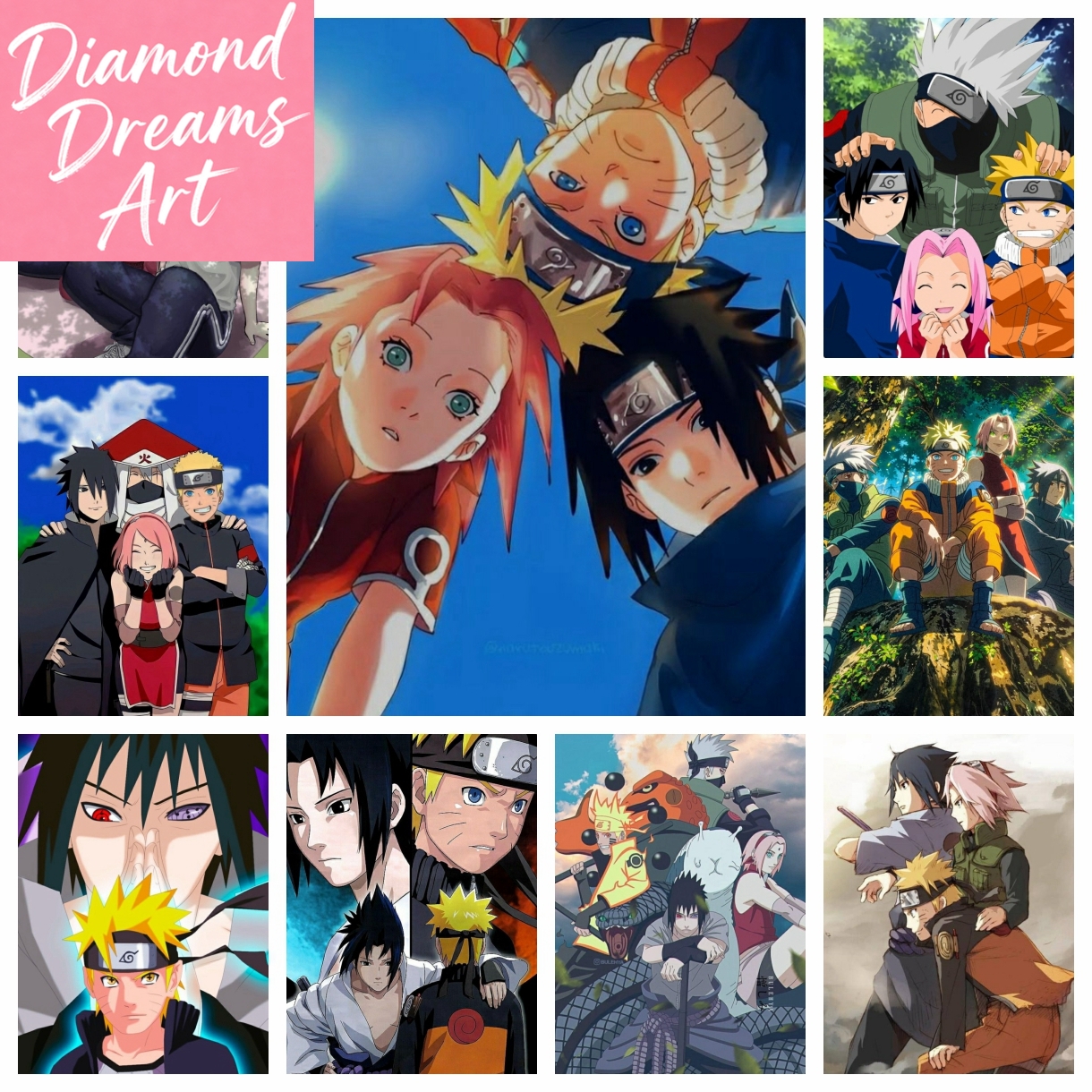 Frameless,Naruto Shippuden Cla – обзор и цена Resin Art Class