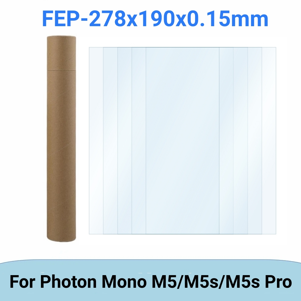 5 Pcs FEP Film 10.1 Inch 278*1 – обзор и цена Resin Art Pro