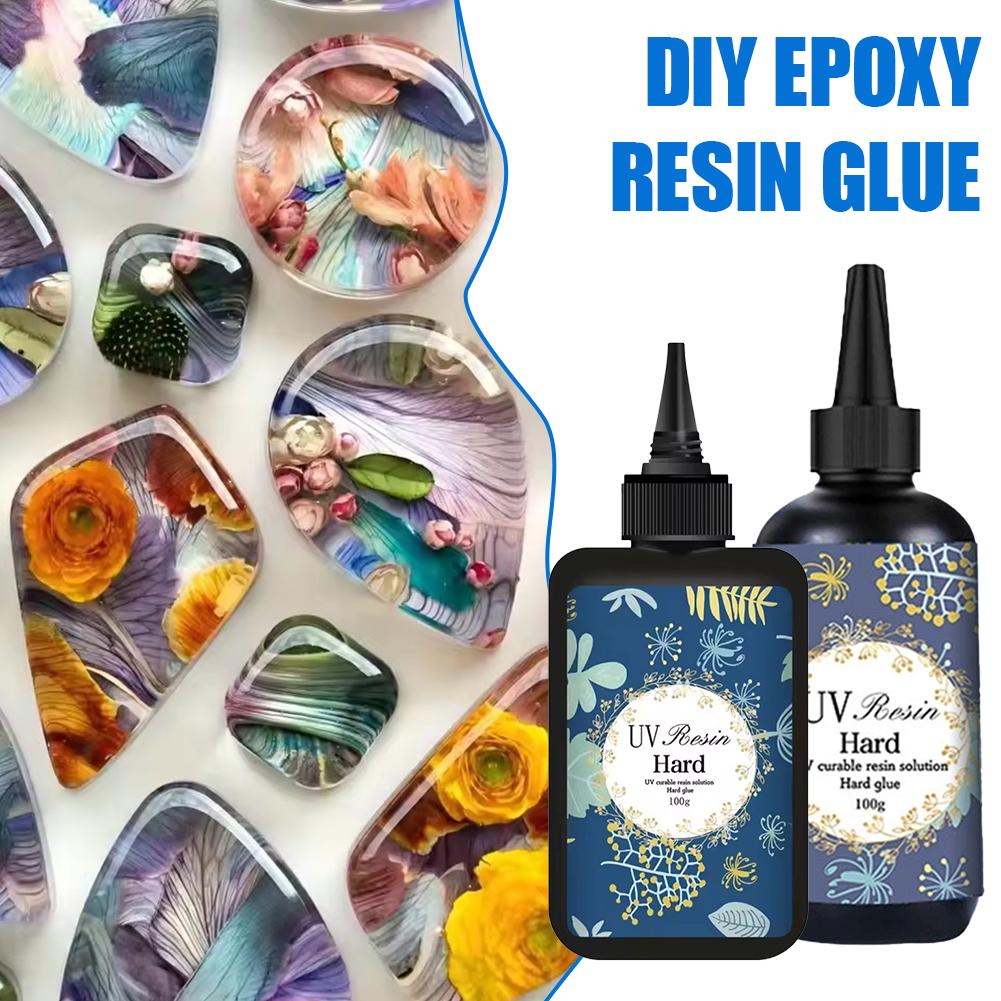 1/2Pcs Crystal Clear Hard UV R – обзор и цена Resin Art Supplies