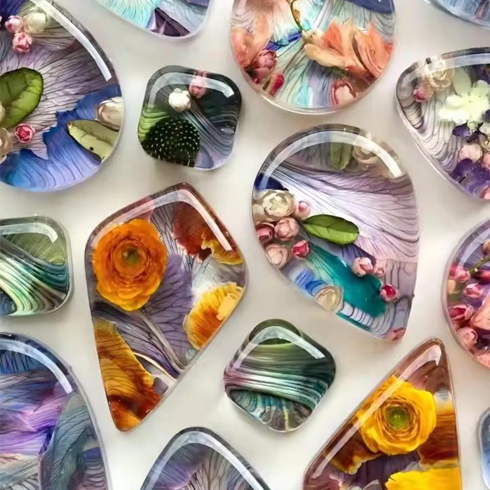 1/2Pcs Crystal Clear Hard UV R – обзор и цена Resin Art Supplies