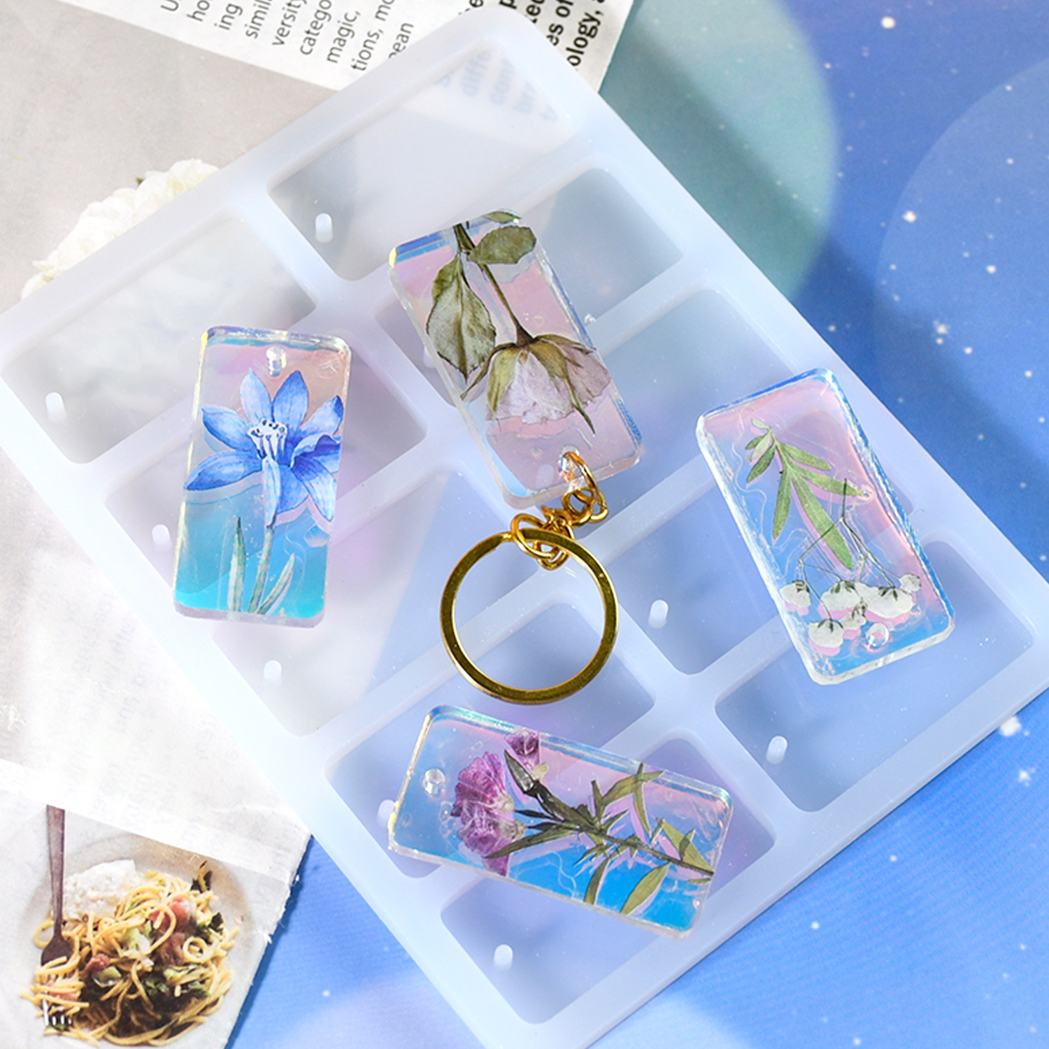 DIY epoxy resin mold 10-connec – обзор и цена Resin Art Tools