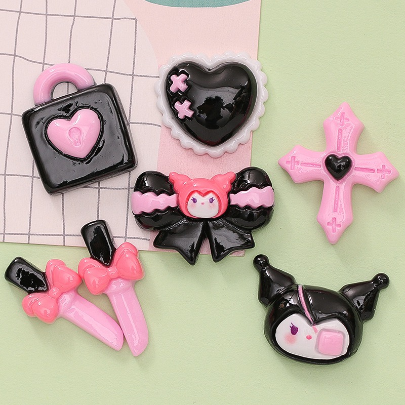 10 Pcs New Cute Mini Cartoon A – обзор и цена Resin Art Phone Case