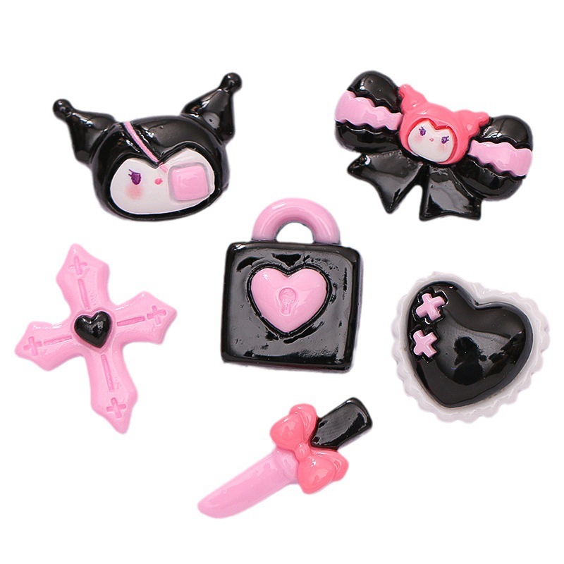 10 Pcs New Cute Mini Cartoon A – обзор и цена Resin Art Phone Case