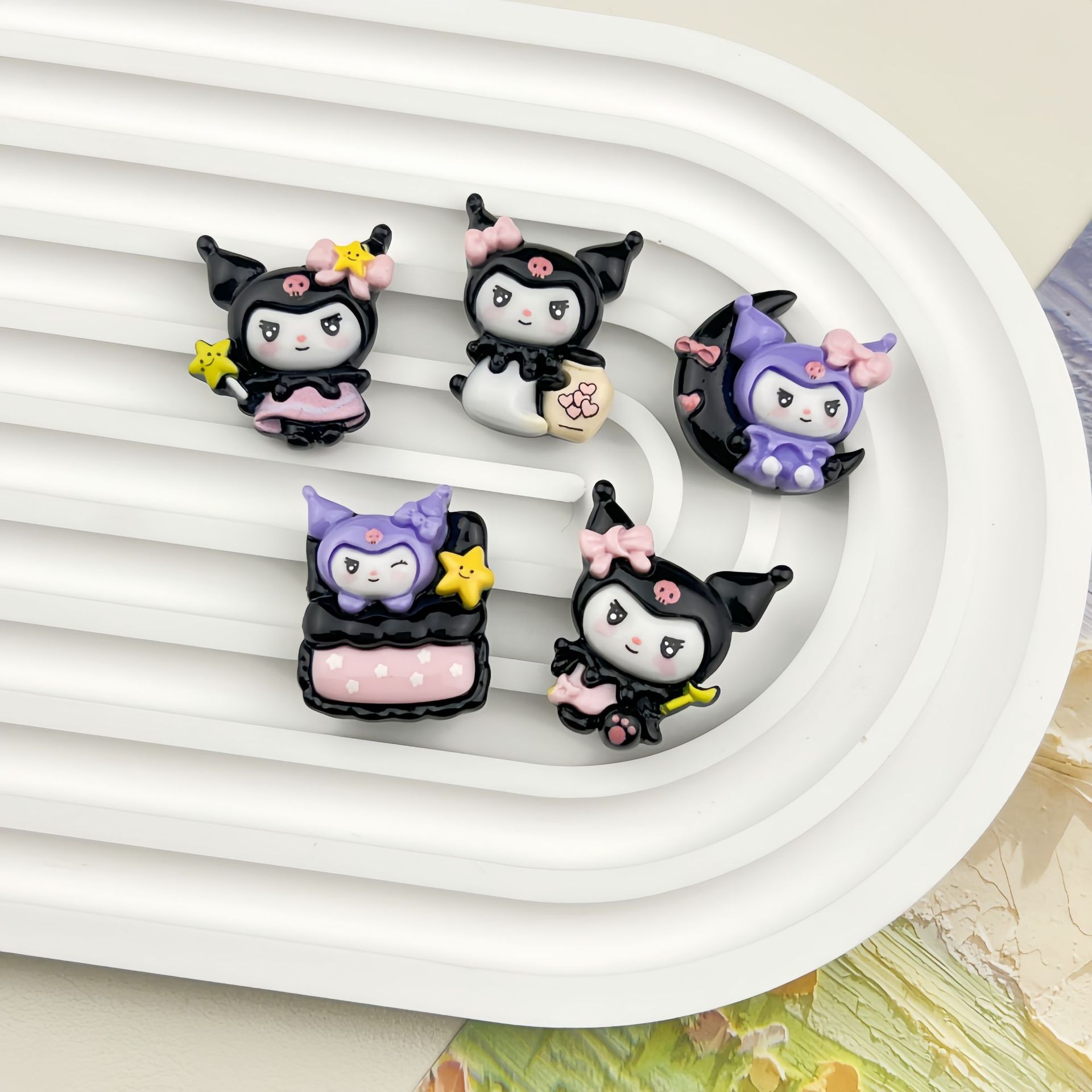5pcs Cartoon small card good n – обзор и цена Resin Art Phone Case