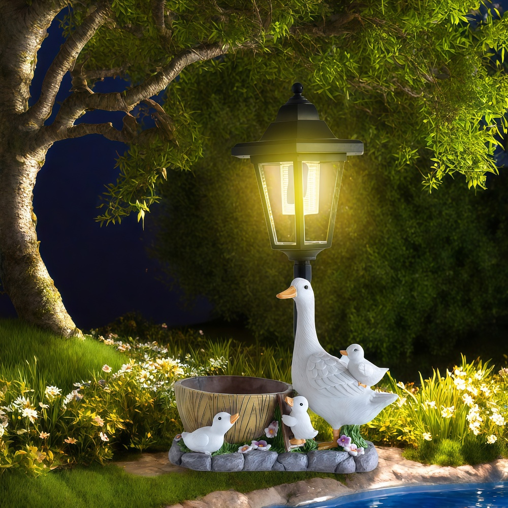 Solar Duck Night Light Garden  – обзор и цена Resin Art Supplies