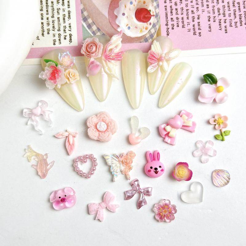Random Mixed Sweet Pink Bow Na – обзор и цена Resin Art Supplies