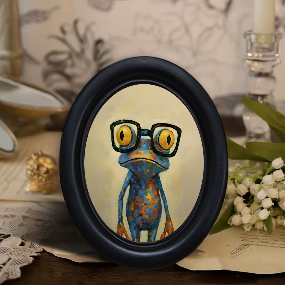 1 Piece of Trendy Frog-Pattern – обзор и цена Resin Art Frame