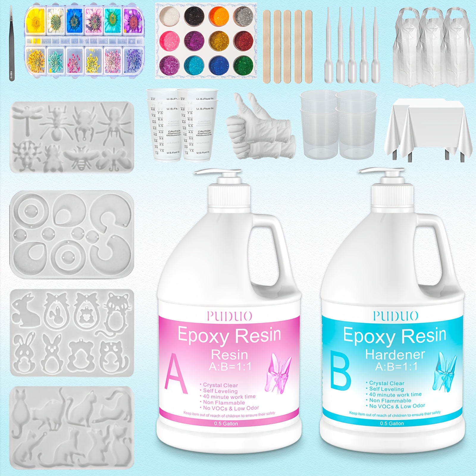 [Pro Epoxy Resin Kit] 1 Gallon – обзор и цена Resin Art Pro