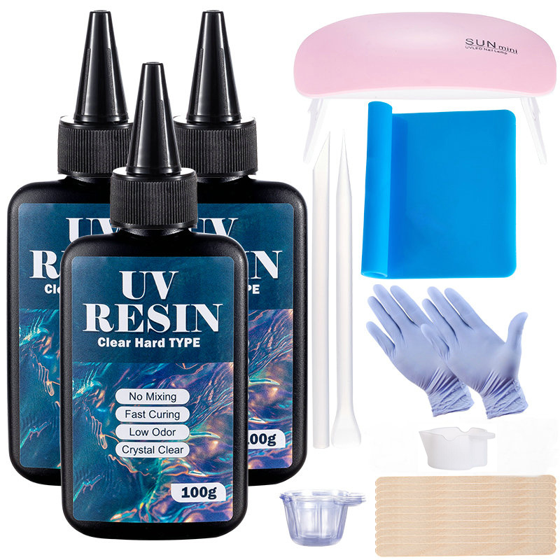 100g/250g Clear UV Resin Hard  – обзор и цена Resin Art Pro