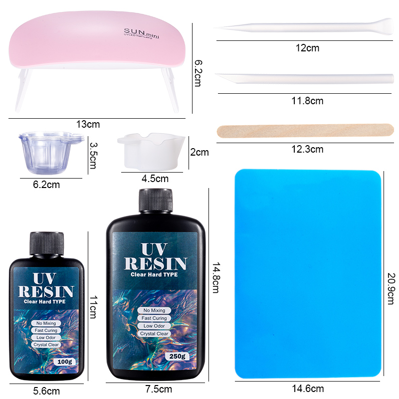 100g/250g Clear UV Resin Hard  – обзор и цена Resin Art Pro